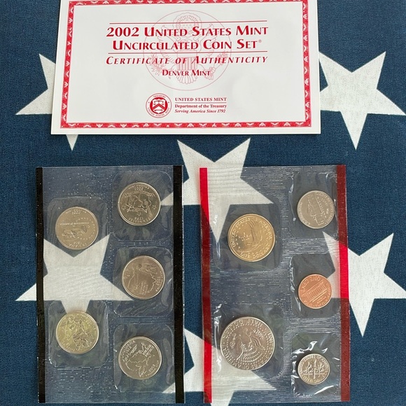 U.S. Mint 2002 Uncirculated Coin Set - Picture 6 of 6